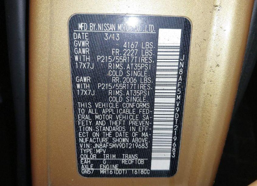 Photo 9 of 2013 Nissan Juke S (VIN JN8AF5MV9DT219683)