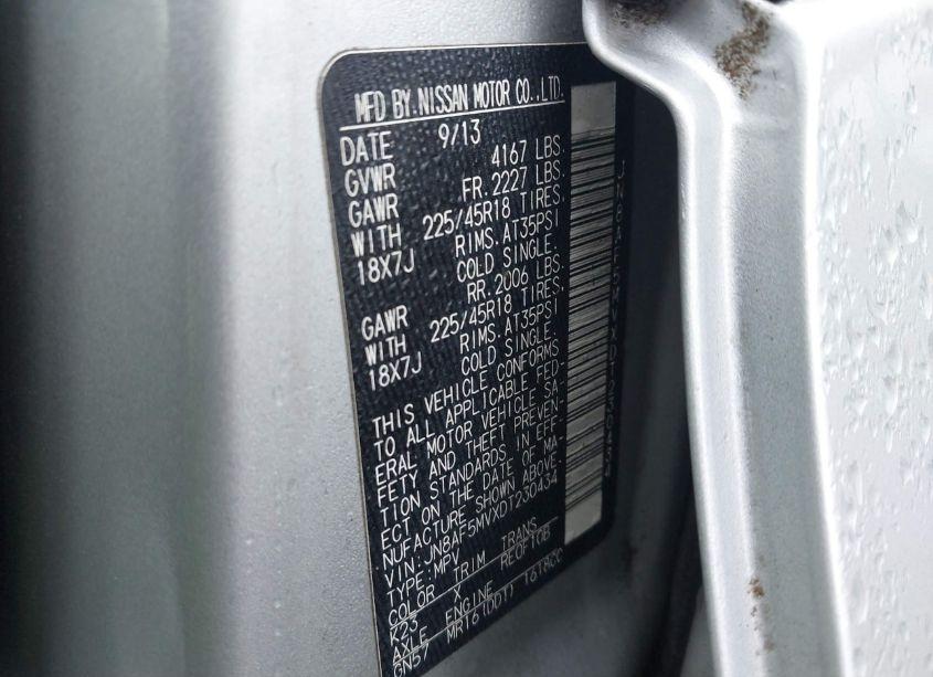 Photo 9 of 2013 Nissan Juke NISMO (VIN JN8AF5MVXDT230434)