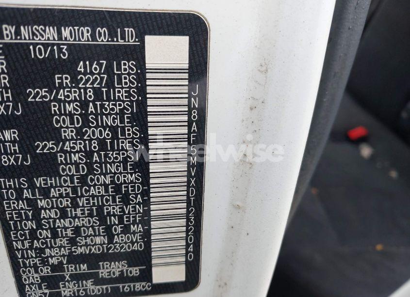 Photo 9 of 2013 Nissan Juke NISMO (VIN JN8AF5MVXDT232040)