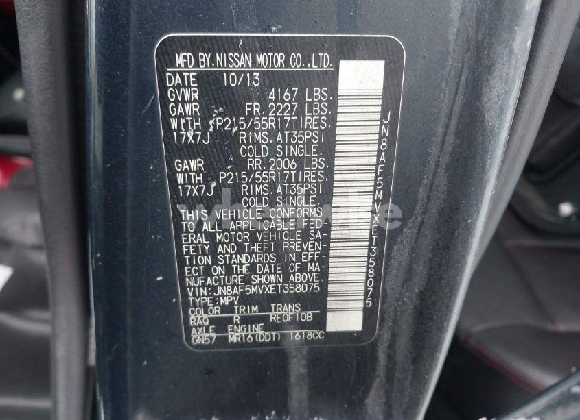 Photo 9 of 2014 Nissan Juke SL (VIN JN8AF5MVXET358075)