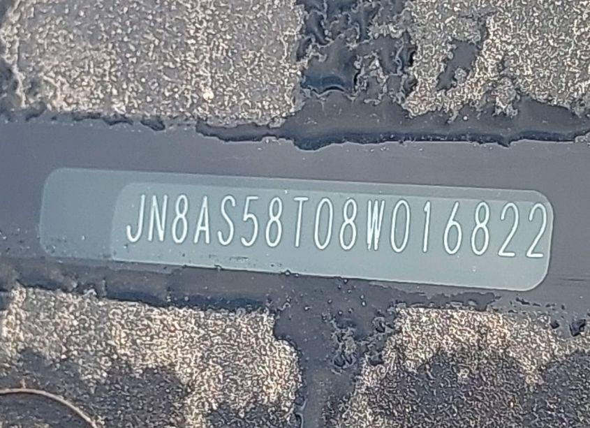 Photo 9 of 2008 Nissan Rogue SL (VIN JN8AS58T08W016822)