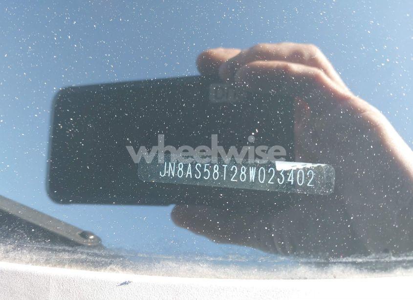 Photo 9 of 2008 Nissan Rogue SL (VIN JN8AS58T28W023402)