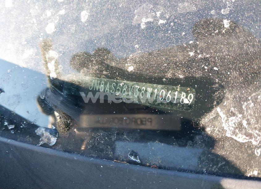 Photo 11 of 2008 Nissan Rogue SL (VIN JN8AS58V38W106189)