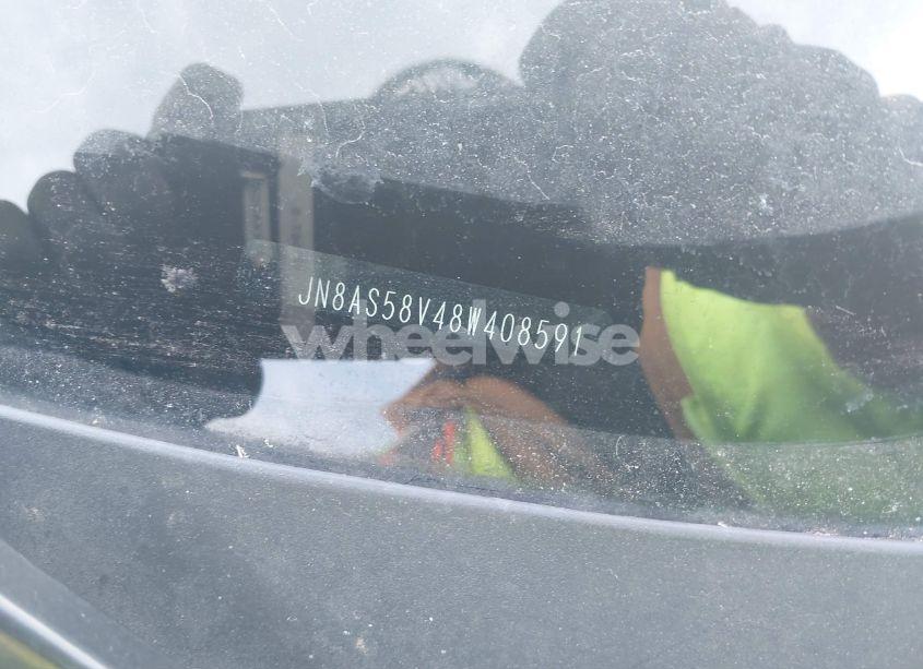 Photo 9 of 2008 Nissan Rogue SL (VIN JN8AS58V48W408591)