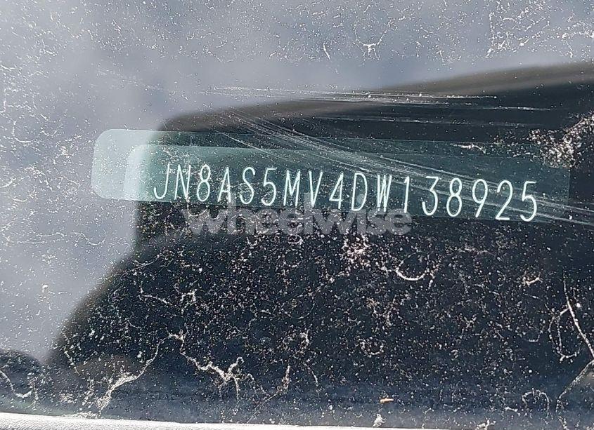 Photo 9 of 2013 Nissan Rogue S (VIN JN8AS5MV4DW138925)