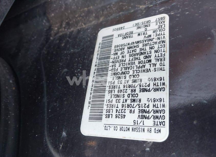 Photo 9 of 2015 Nissan Rogue SELECT S (VIN JN8AS5MV4FW756068)