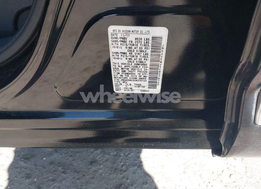 Photo 9 of 2012 Nissan Rogue S (VIN JN8AS5MV5CW376720)