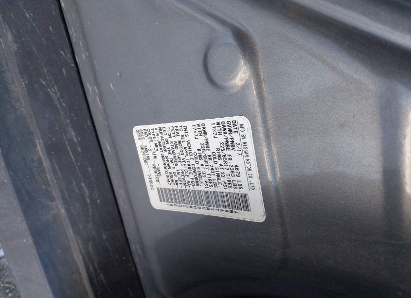 Photo 9 of 2017 Nissan Rogue SV (VIN JN8AT2MV0HW020047)