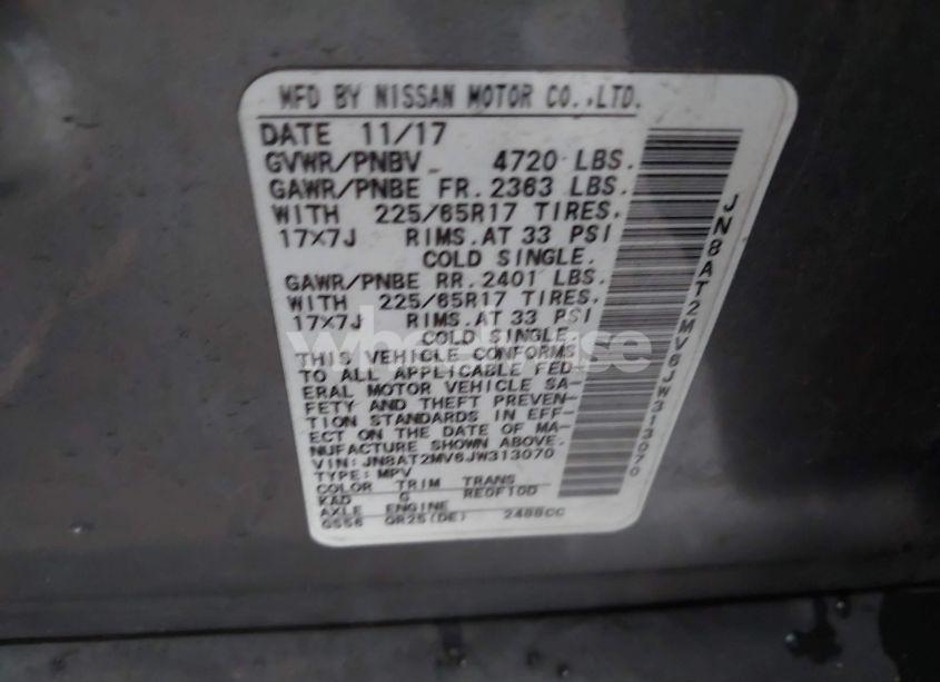 Photo 9 of 2018 Nissan Rogue S (VIN JN8AT2MV6JW313070)