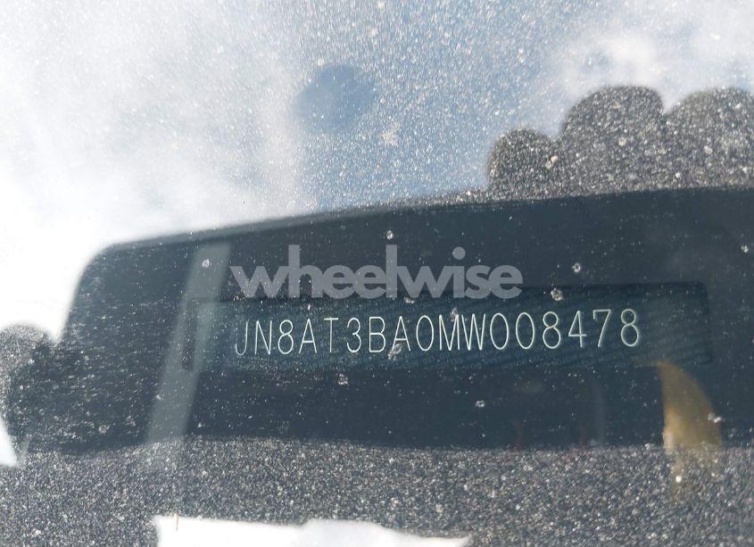 Photo 9 of 2021 Nissan Rogue SV FWD (VIN JN8AT3BA0MW008478)
