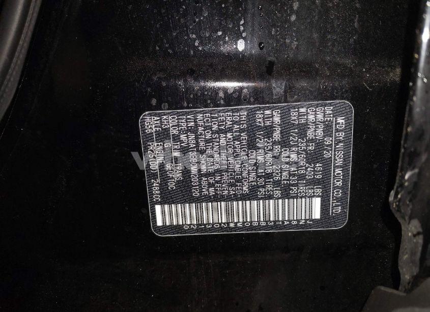 Photo 9 of 2021 Nissan Rogue SV INTELLIGENT AWD (VIN JN8AT3BB0MW203120)