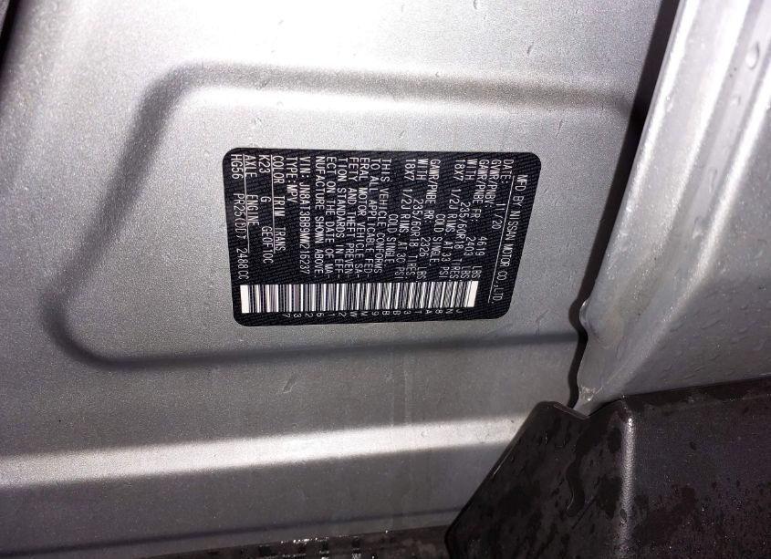 Photo 9 of 2021 Nissan Rogue SV INTELLIGENT AWD (VIN JN8AT3BB9MW216237)