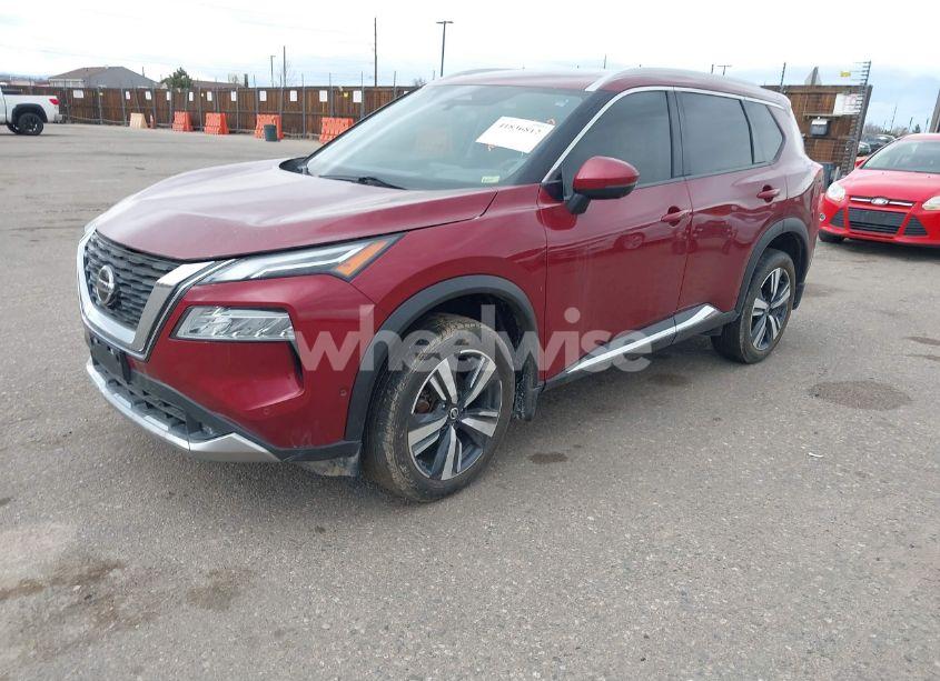 Photo 2 of 2021 Nissan Rogue PLATINUM INTELLIGENT AWD (VIN JN8AT3DDXMW310514)