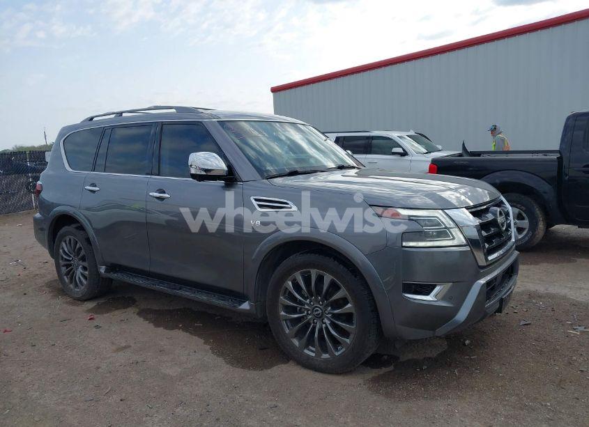 2021 Nissan Armada PLATINUM 2WD (VIN JN8AY2DA7M9372064) main photo