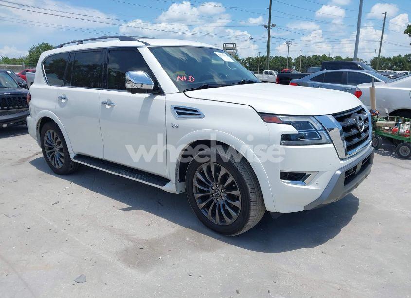 2022 Nissan Armada PLATINUM 2WD (VIN JN8AY2DAXN9390818) main photo