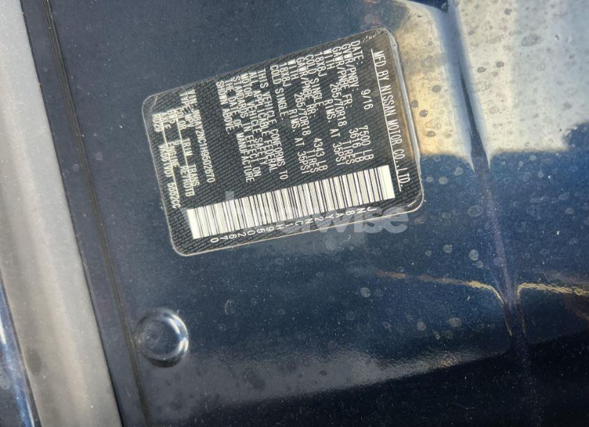 Photo 8 of 2017 Nissan Armada SV (VIN JN8AY2NC1H9502670)