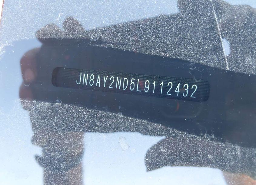 Photo 9 of 2020 Nissan Armada SV 2WD (VIN JN8AY2ND5L9112432)