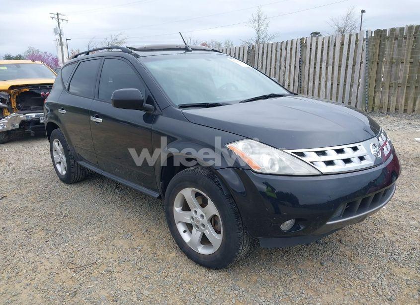 2003 Nissan Murano SL (VIN JN8AZ08T23W121885) main photo