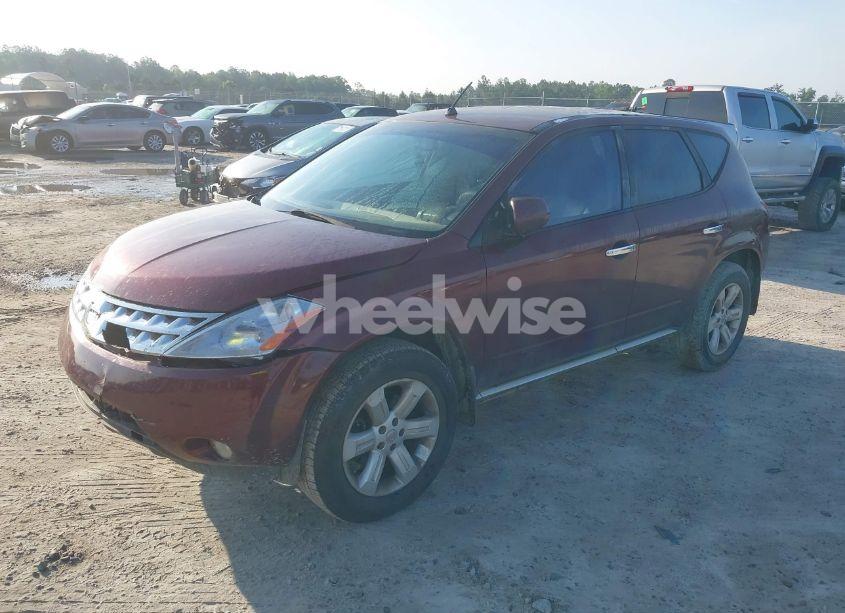 Photo 2 of 2007 Nissan Murano SL (VIN JN8AZ08T27W527641)