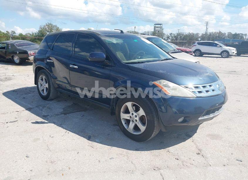 2003 Nissan Murano SL (VIN JN8AZ08T43W122455) main photo