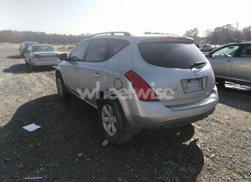 Photo 2 of 2007 Nissan Murano SL (VIN JN8AZ08T47W510677)
