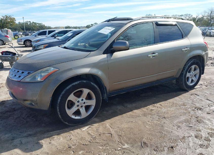 2003 Nissan Murano SL (VIN JN8AZ08T53W111836) main photo