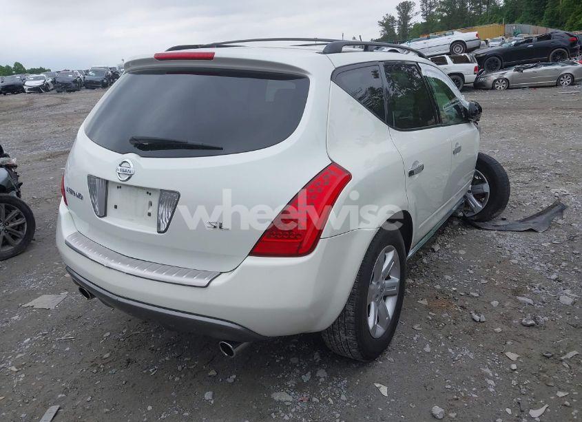 Photo 4 of 2006 Nissan Murano SL (VIN JN8AZ08T66W417450)