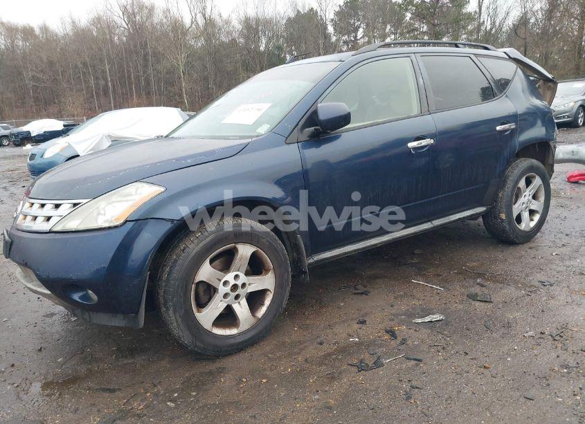 2005 Nissan Murano SL (VIN JN8AZ08T75W329683) main photo