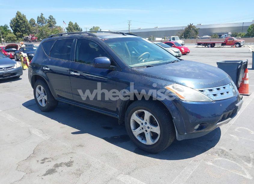 2005 Nissan Murano SL (VIN JN8AZ08T85W306767) main photo