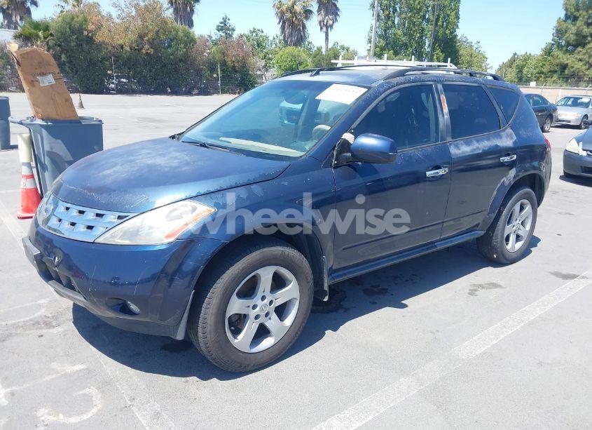 Photo 2 of 2005 Nissan Murano SL (VIN JN8AZ08T85W306767)