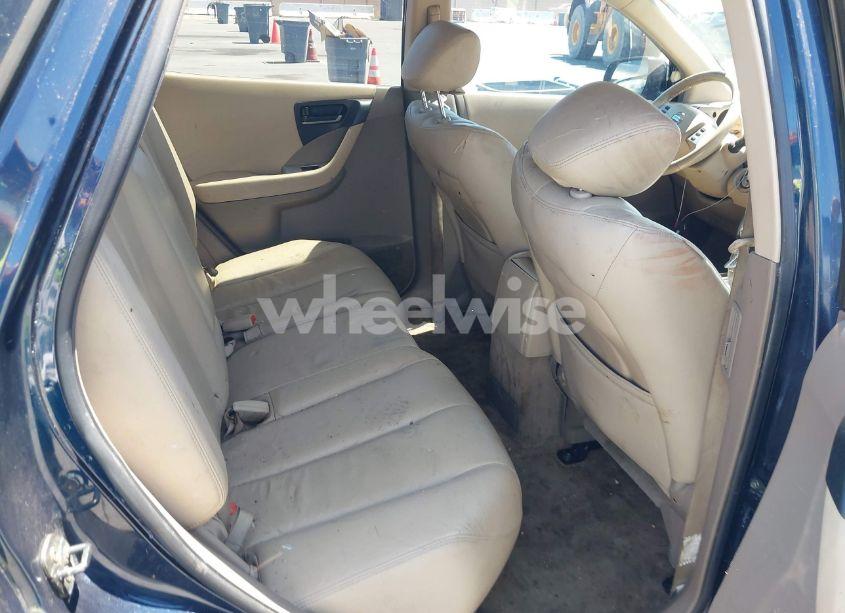 Photo 8 of 2005 Nissan Murano SL (VIN JN8AZ08T85W306767)