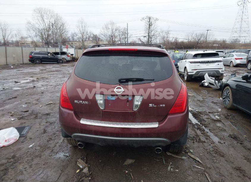 Photo 12 of 2006 Nissan Murano SL (VIN JN8AZ08W06W511835)