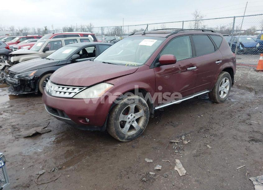 Photo 2 of 2006 Nissan Murano SL (VIN JN8AZ08W06W511835)