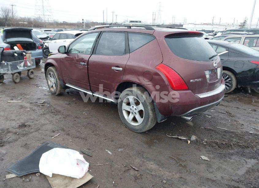 Photo 3 of 2006 Nissan Murano SL (VIN JN8AZ08W06W511835)