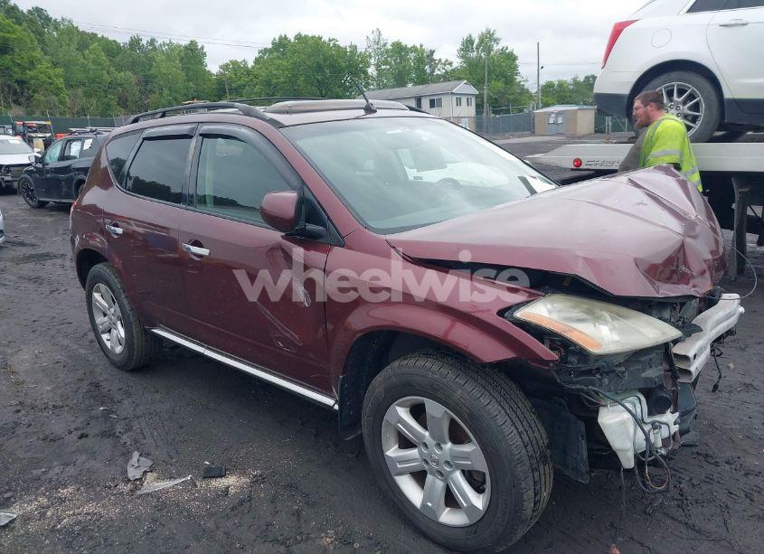 2007 Nissan Murano SL (VIN JN8AZ08W07W652678) main photo