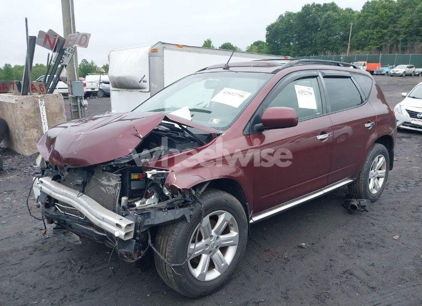 Photo 2 of 2007 Nissan Murano SL (VIN JN8AZ08W07W652678)