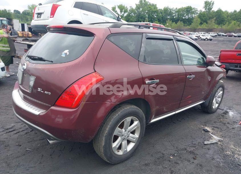 Photo 4 of 2007 Nissan Murano SL (VIN JN8AZ08W07W652678)