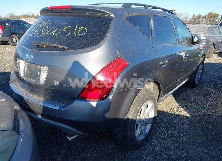 Photo 2 of 2006 Nissan Murano SL (VIN JN8AZ08W16W547355)