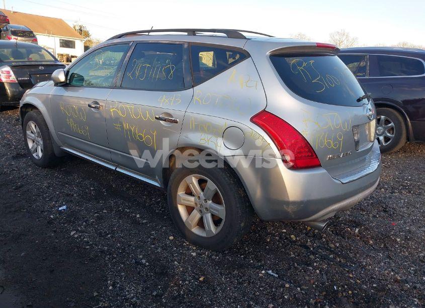 2007 Nissan Murano SL (VIN JN8AZ08W17W657596) main photo