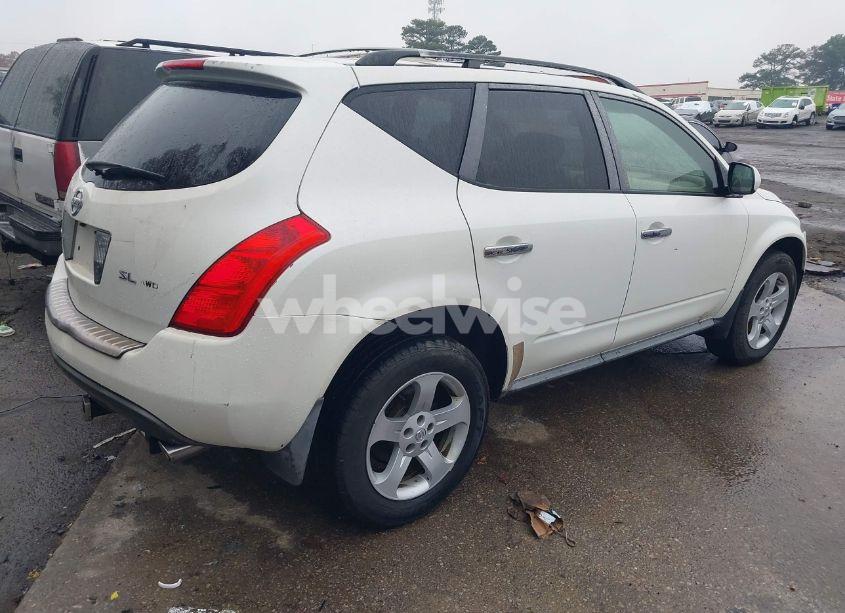Photo 4 of 2005 Nissan Murano SL (VIN JN8AZ08W25W437705)