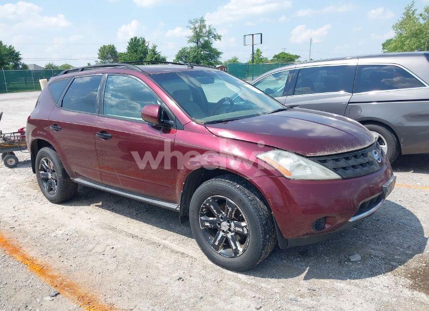2007 Nissan Murano S (VIN JN8AZ08W27W643528) main photo