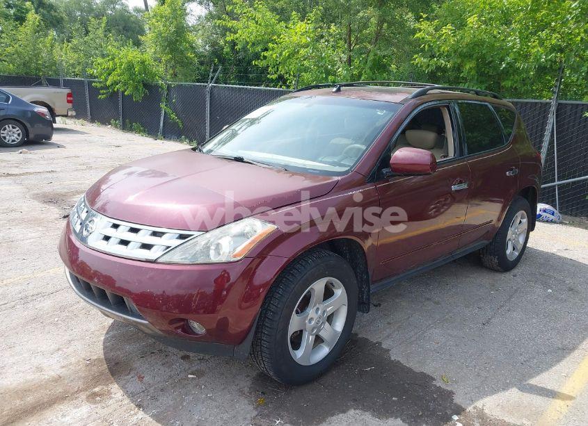 Photo 2 of 2005 Nissan Murano SL (VIN JN8AZ08W35W414157)