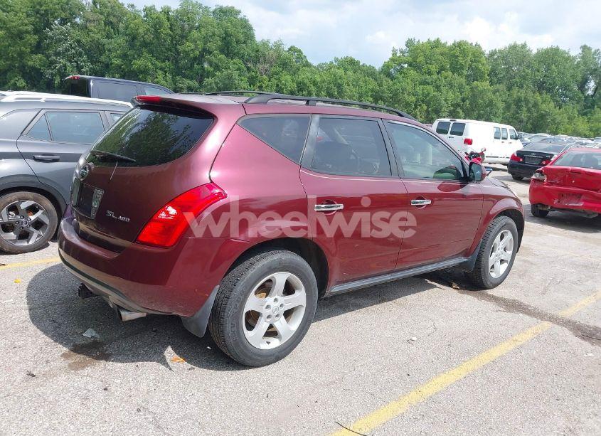 Photo 4 of 2005 Nissan Murano SL (VIN JN8AZ08W35W414157)