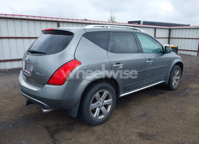 Photo 4 of 2007 Nissan Murano SE (VIN JN8AZ08W37W652092)
