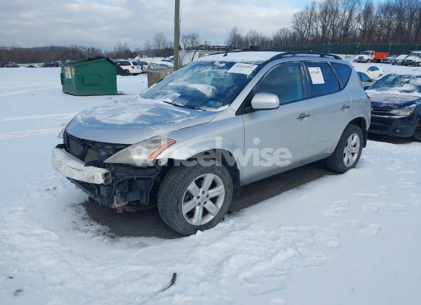 2007 Nissan Murano S (VIN JN8AZ08W37W657129) main photo