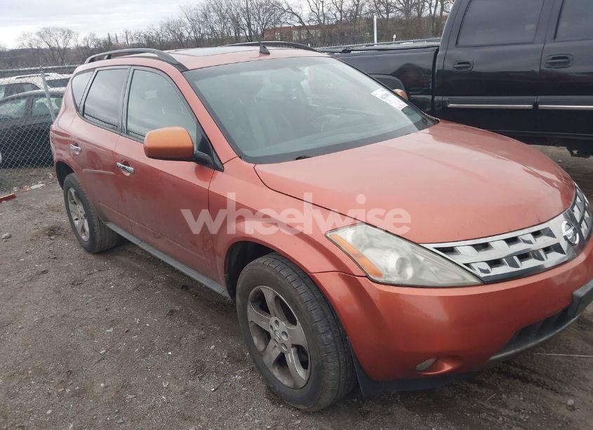 2005 Nissan Murano SL (VIN JN8AZ08W55W422938) main photo