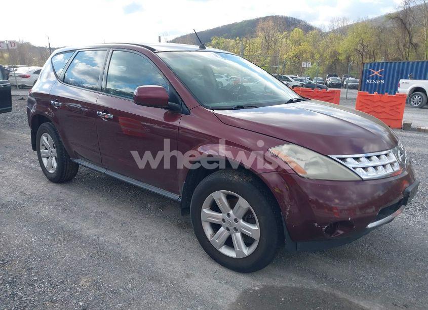 2007 Nissan Murano S (VIN JN8AZ08W57W628246) main photo