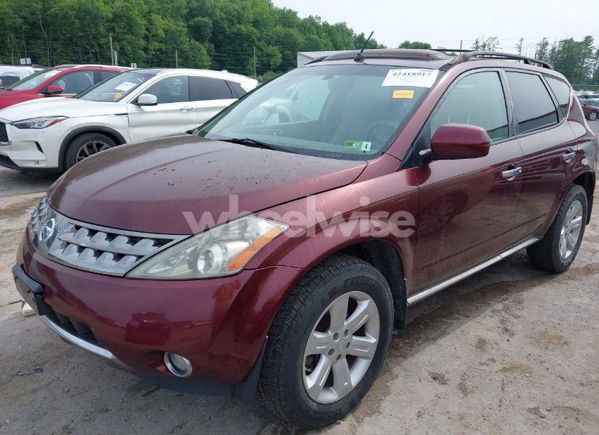 Photo 2 of 2007 Nissan Murano SL (VIN JN8AZ08W57W663319)