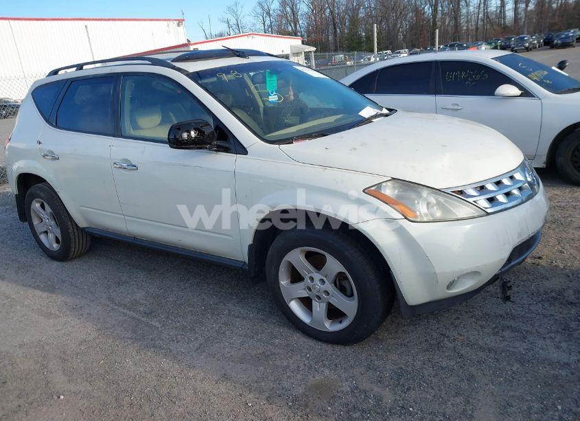 2004 Nissan Murano SL (VIN JN8AZ08W64W323687) main photo