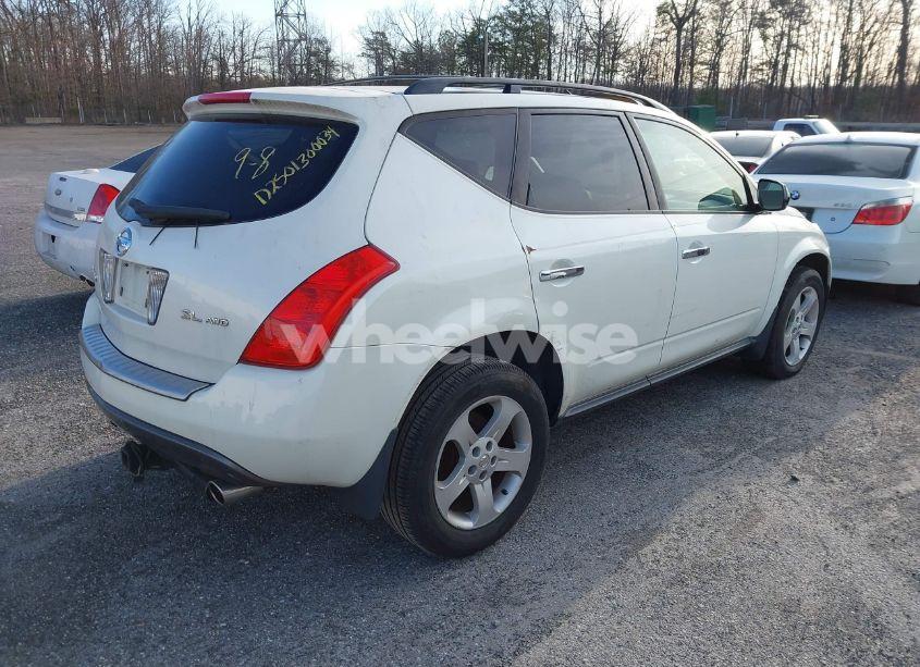 Photo 4 of 2004 Nissan Murano SL (VIN JN8AZ08W64W323687)